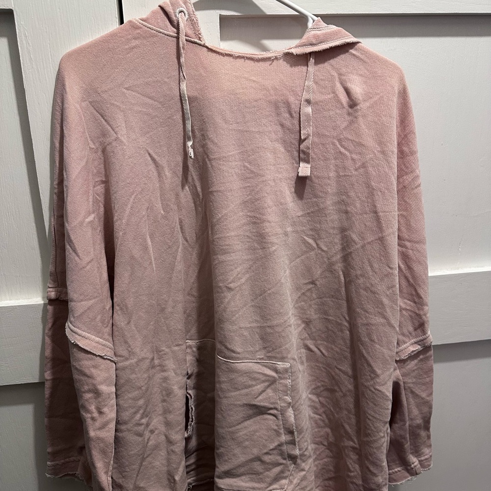 Pink Hooded Sweatshirt